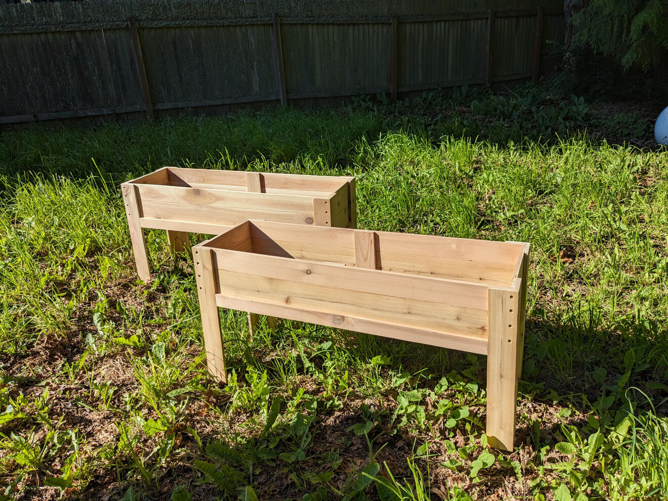 First iteration of the planters