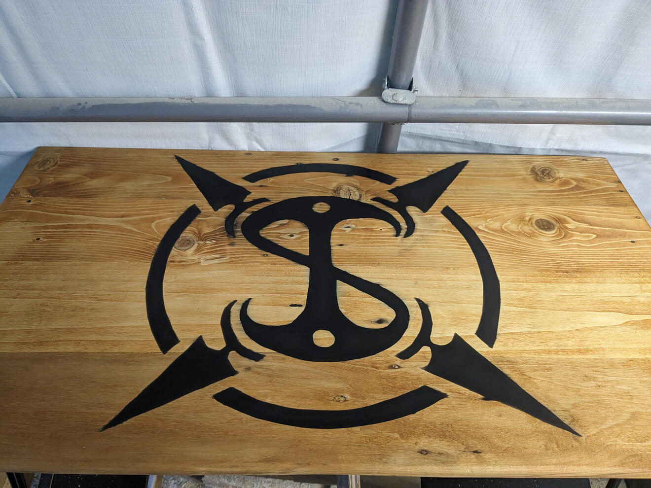 Finished top of table